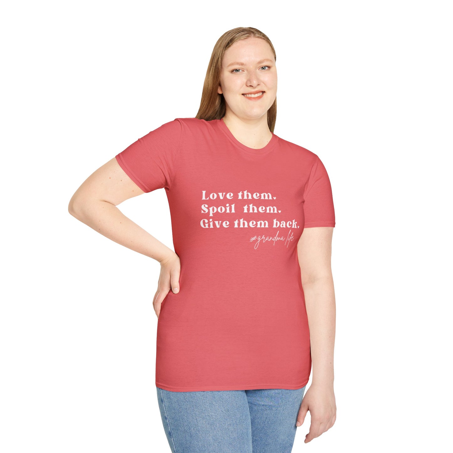 Gifts For Grandma | Grandma T-Shirt | Love Them Spoil Them Give Them Back