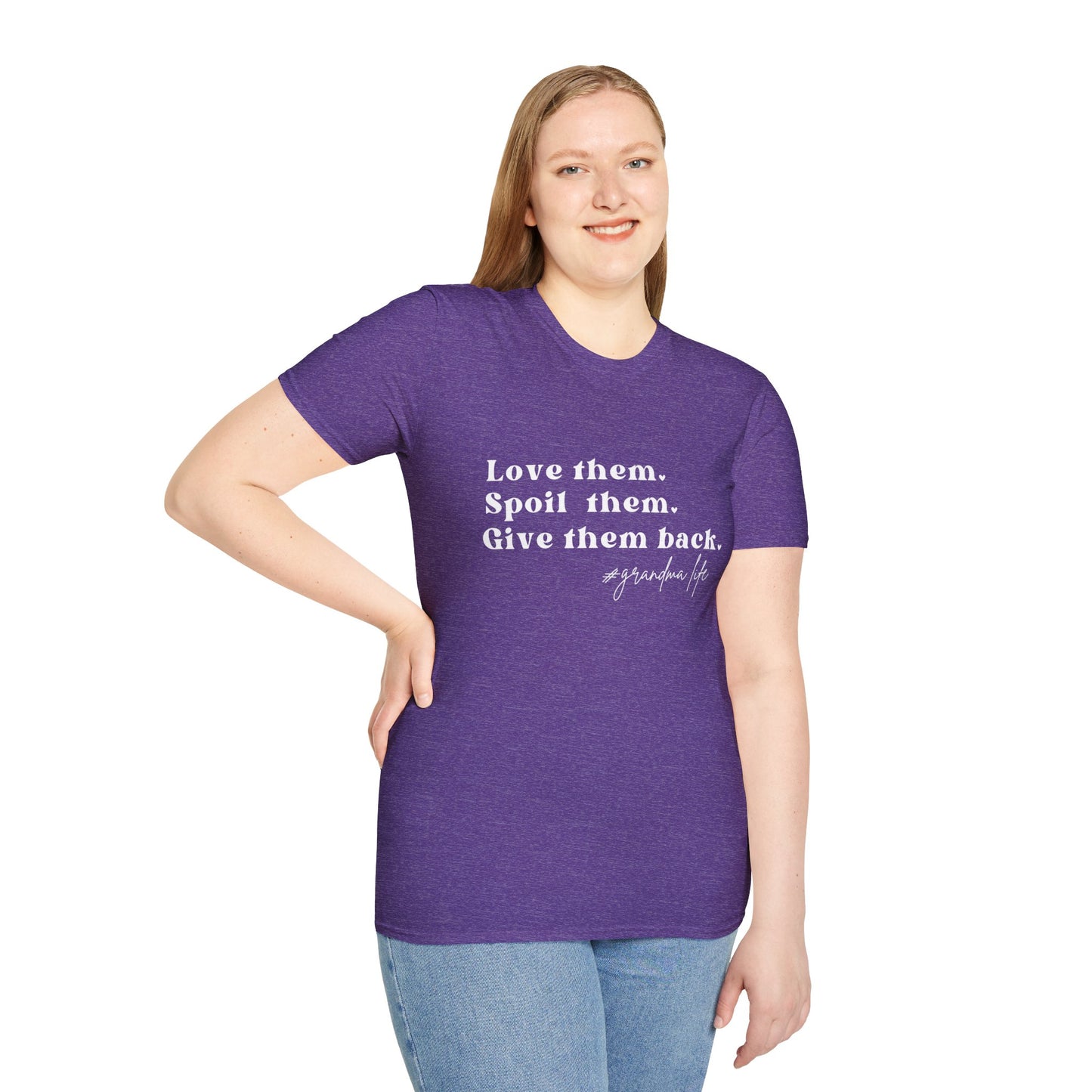 Gifts For Grandma | Grandma T-Shirt | Love Them Spoil Them Give Them Back