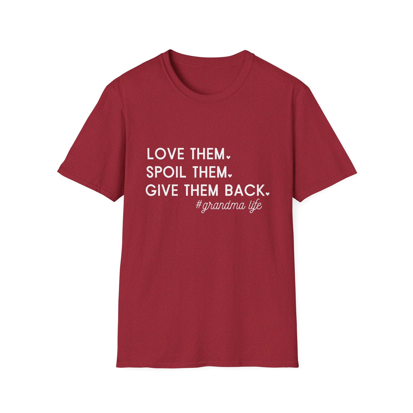 Gifts For Grandma | Grandma T-Shirt | Love Them Spoil Them Give Them Back