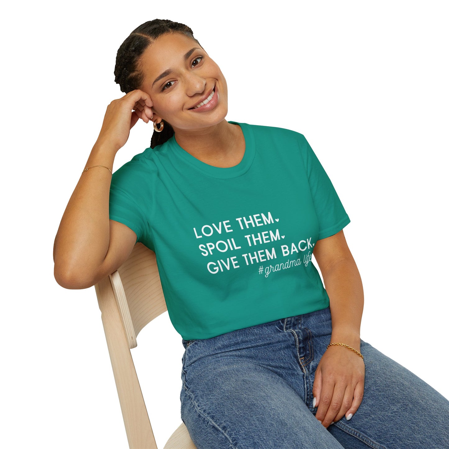 Gifts For Grandma | Grandma T-Shirt | Love Them Spoil Them Give Them Back