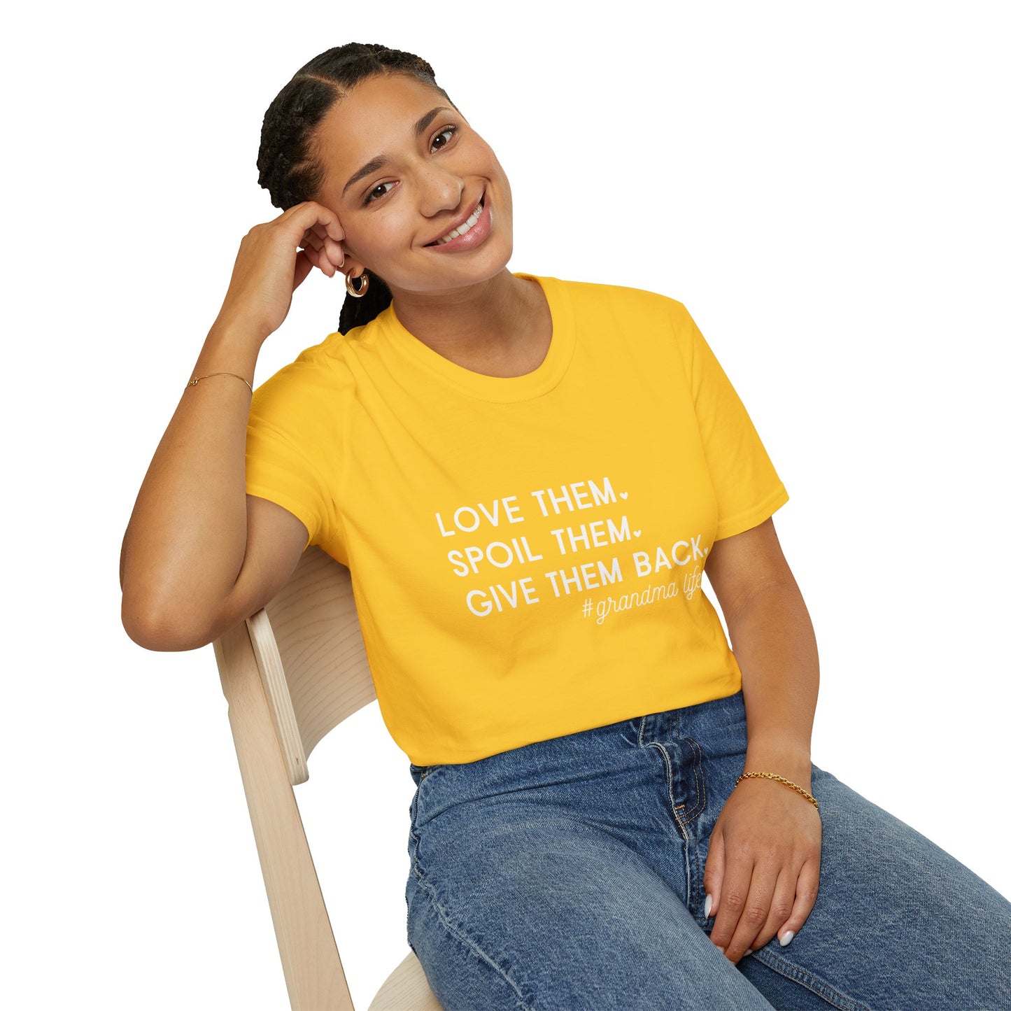 Gifts For Grandma | Grandma T-Shirt | Love Them Spoil Them Give Them Back