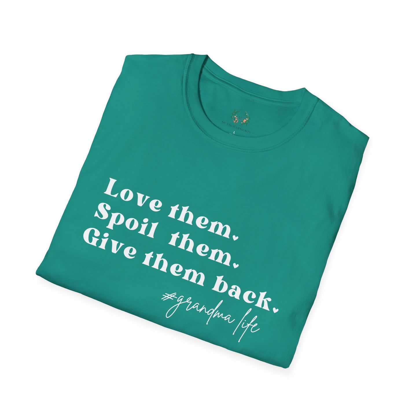 Gifts For Grandma | Grandma T-Shirt | Love Them Spoil Them Give Them Back