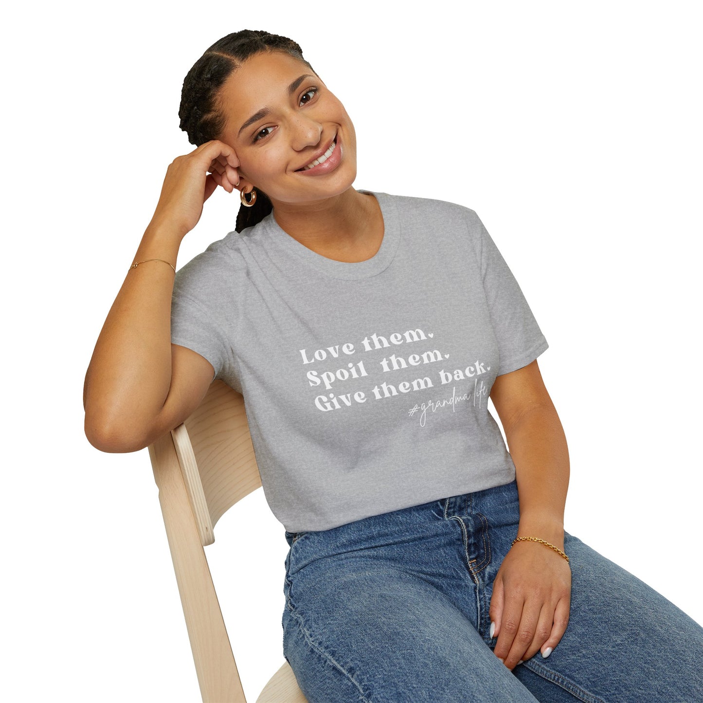 Gifts For Grandma | Grandma T-Shirt | Love Them Spoil Them Give Them Back