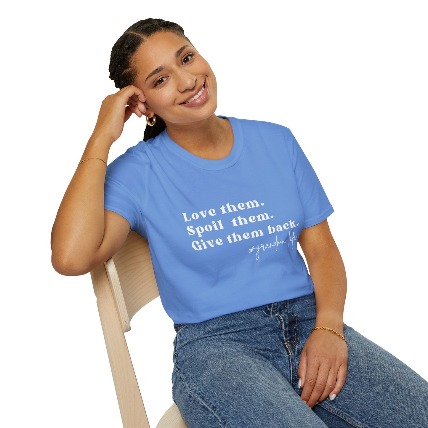 Gifts For Grandma | Grandma T-Shirt | Love Them Spoil Them Give Them Back