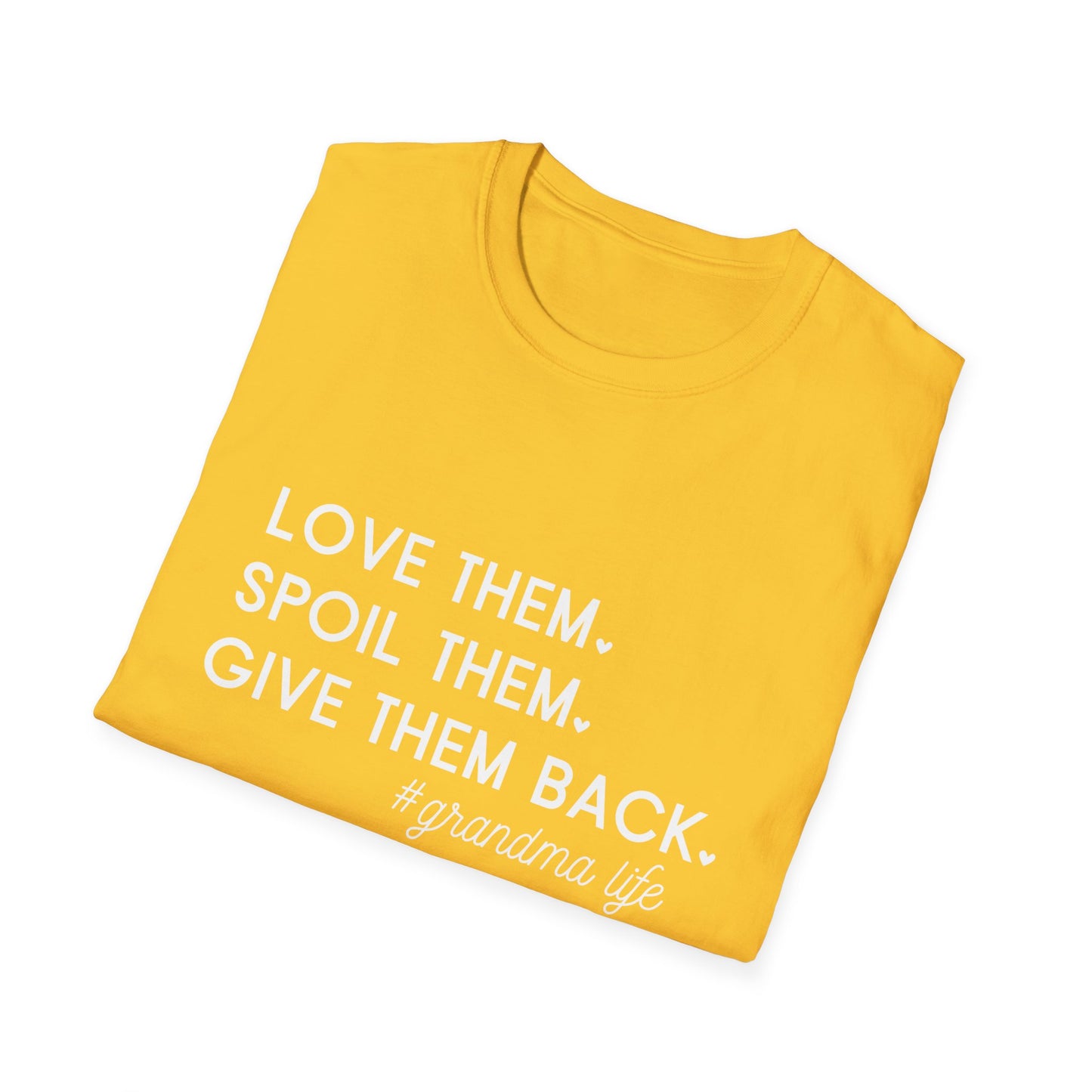 Gifts For Grandma | Grandma T-Shirt | Love Them Spoil Them Give Them Back