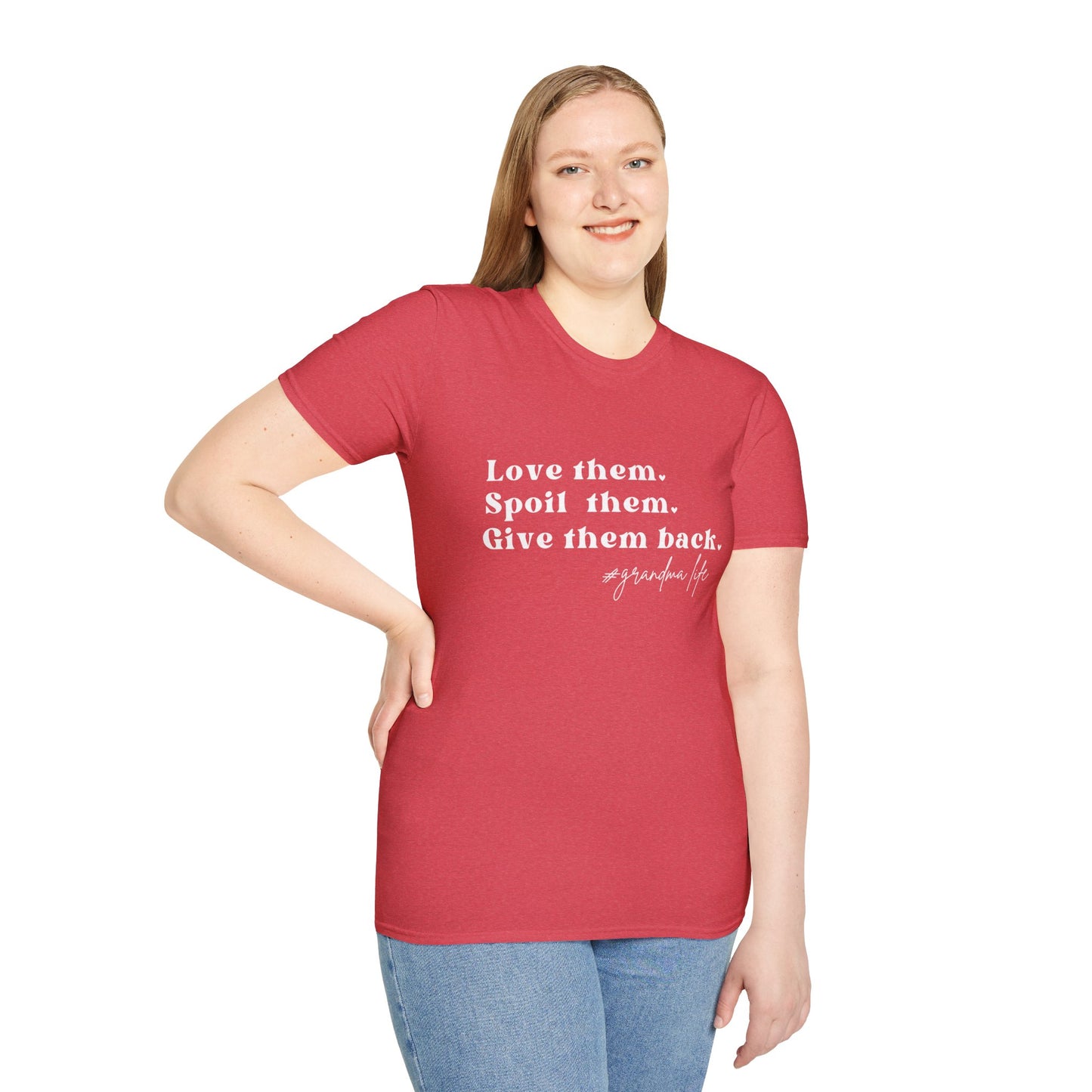 Gifts For Grandma | Grandma T-Shirt | Love Them Spoil Them Give Them Back