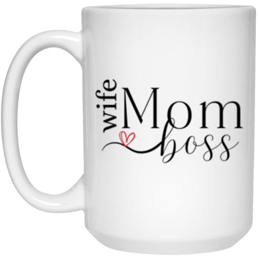Gifts for Mom | Wife Mom Boss Mug for Mom