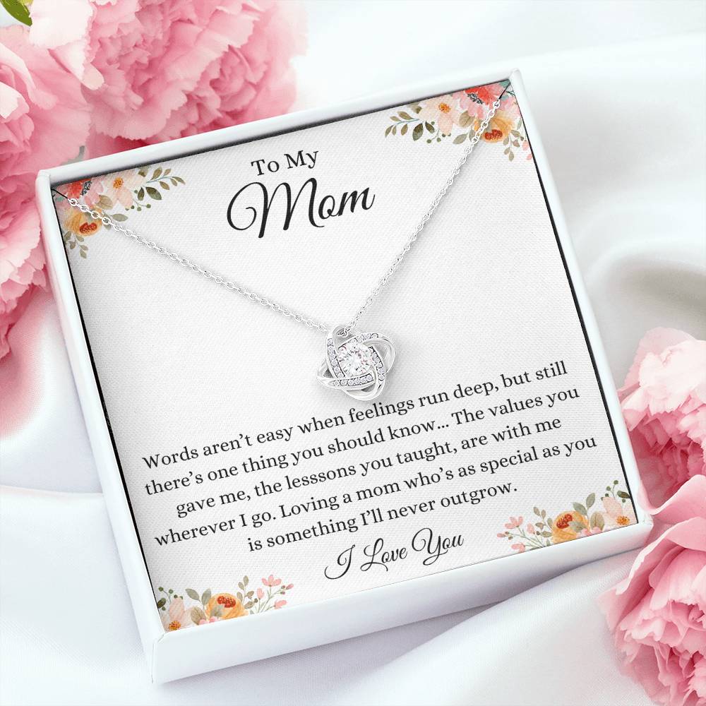 Gifts For Mom | To Mom Love Knot Necklace