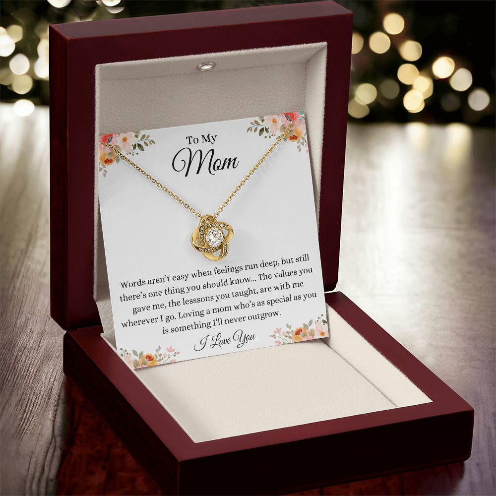 Gifts For Mom | To Mom Love Knot Necklace